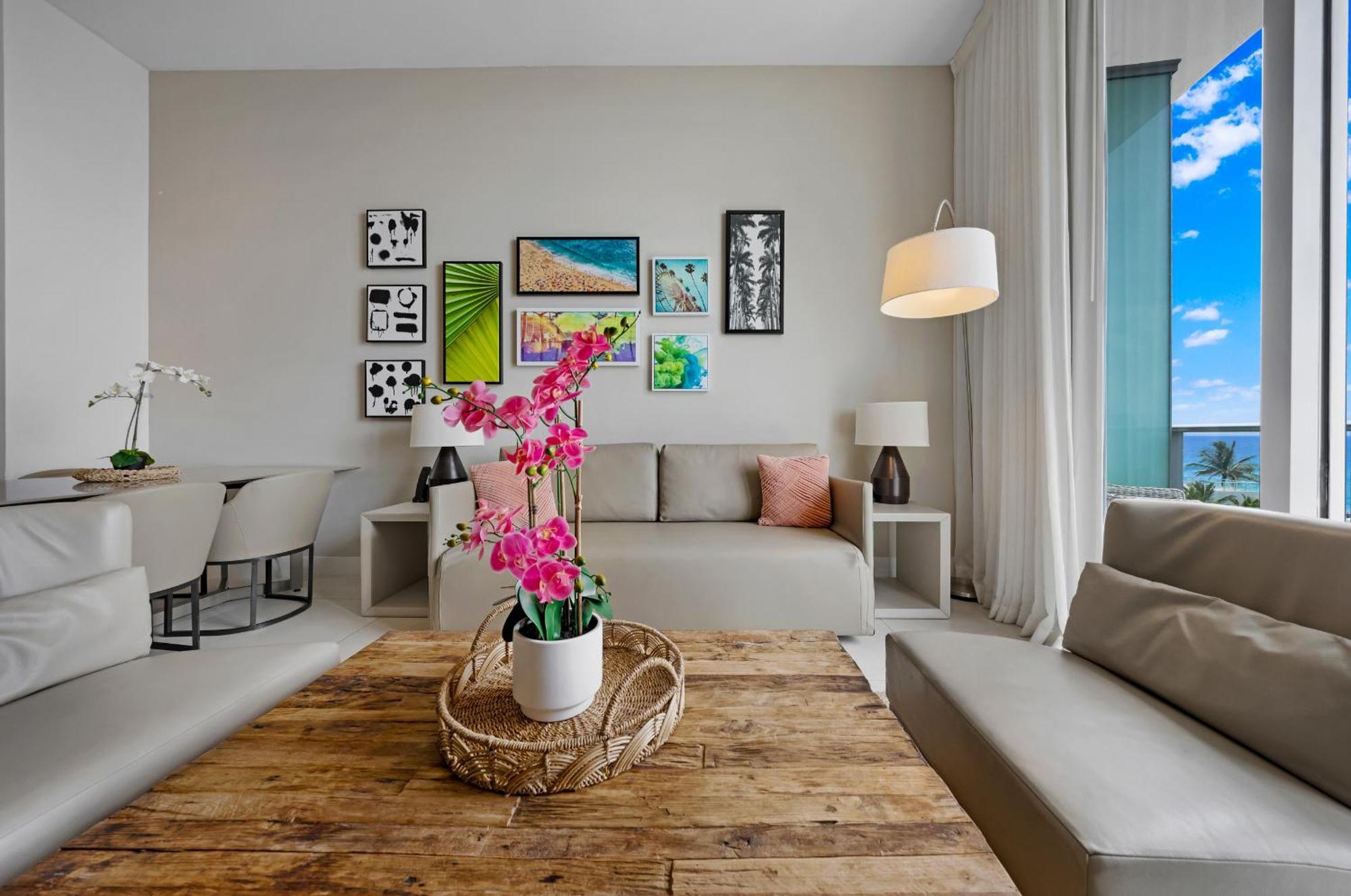 Wake Up To The Sound Of Waves In A Stylish Condo In A Luxury Resort Hollywood Eksteriør bilde